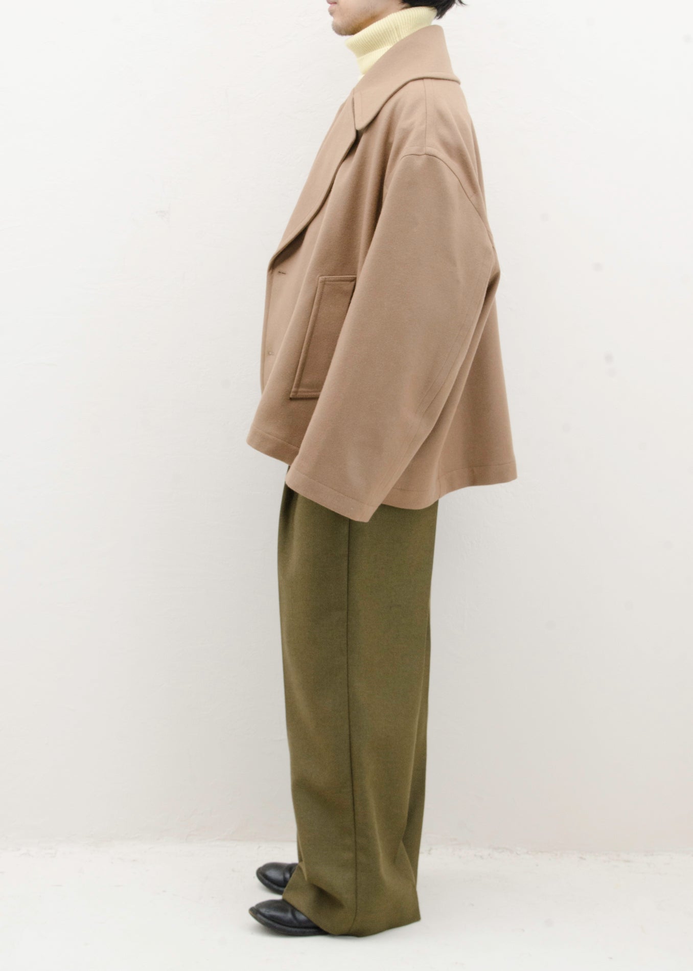 HED MAYNER ELONGATED TROUSERS / OLIVE – VISION OF FASHION