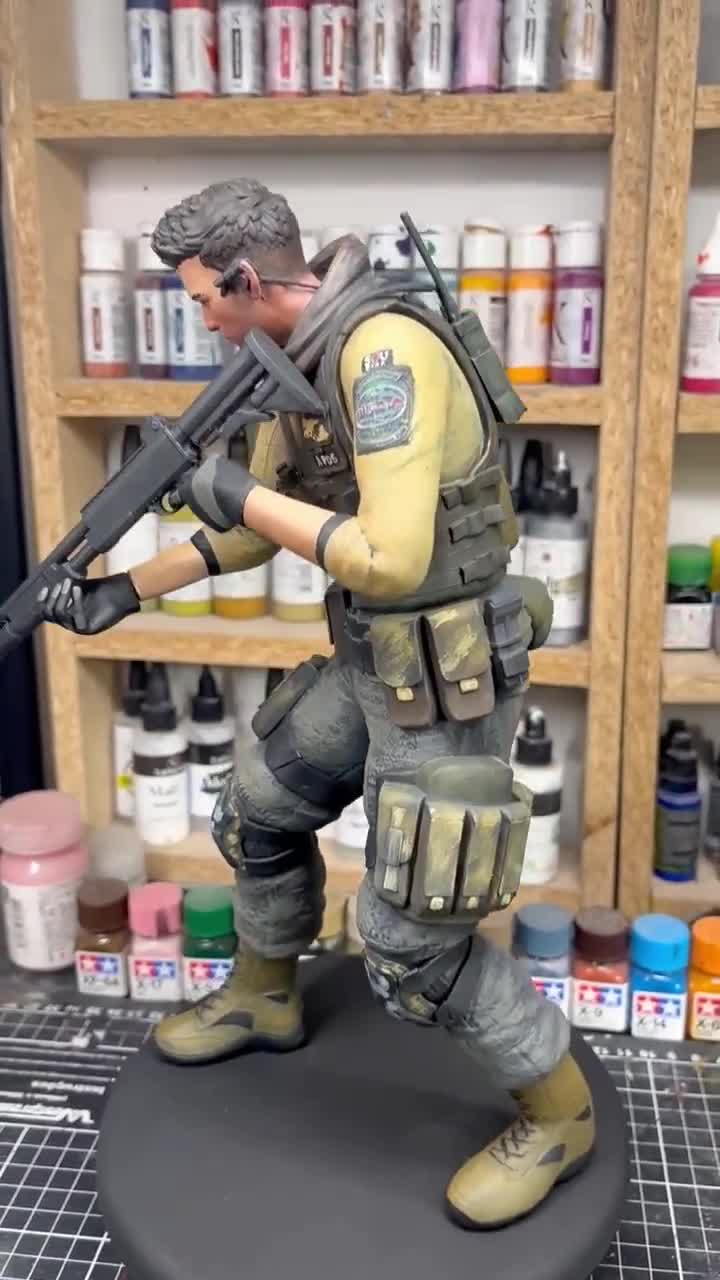 ピアーズ・ニヴァンス バイオハザード6 3Dフィギュア - Etsy 日本