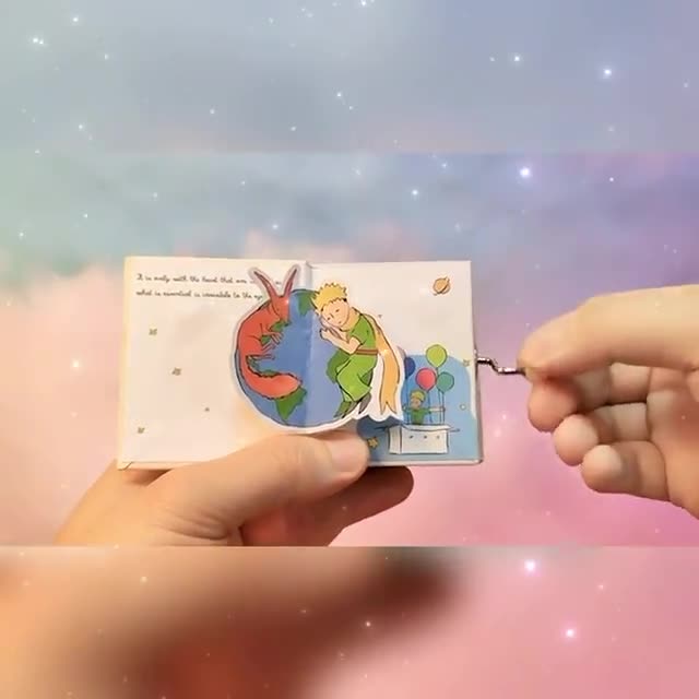 ミニ「星の王子さま」本型オルゴール | 本好きの方、星の王子さま