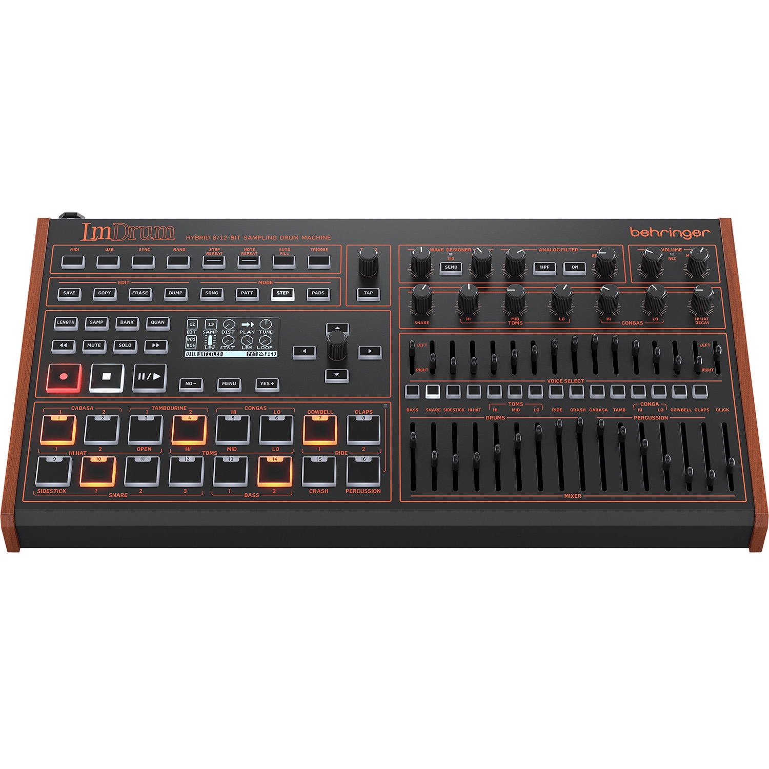 Behringer LM DRUM Retro-Style Drum Machine with Sequencer and