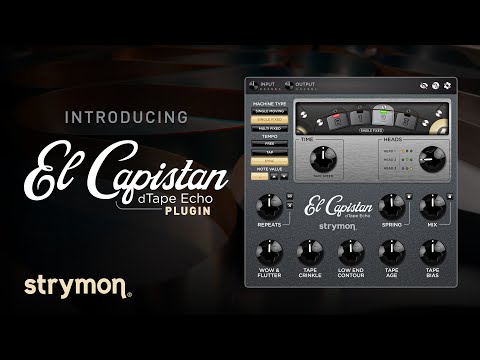 Strymon El Capistan Tape-Echo Software Plug-in - Electronic