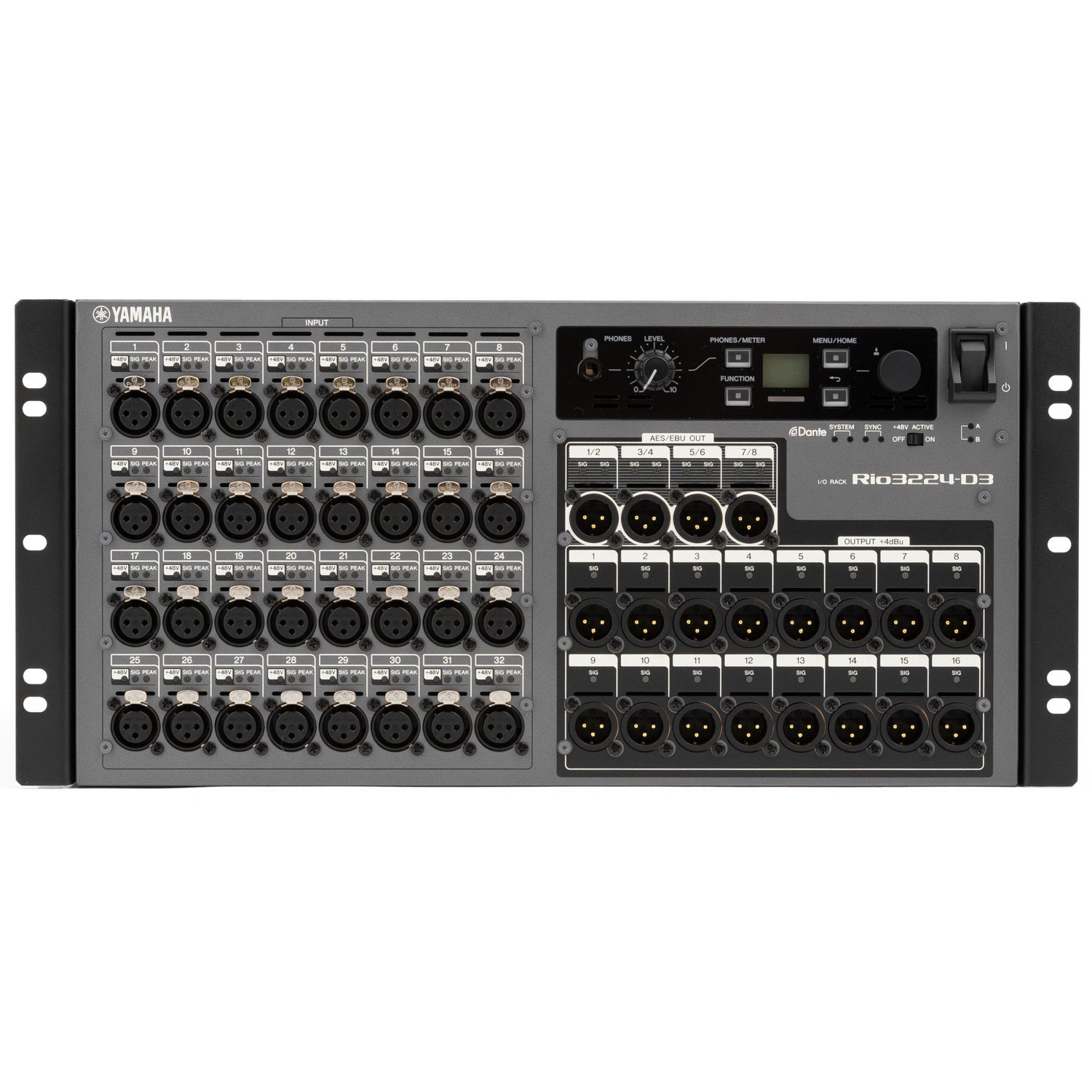 Yamaha Rio3224-D3 I/O Rack with Dante Connectivity - Vintage King
