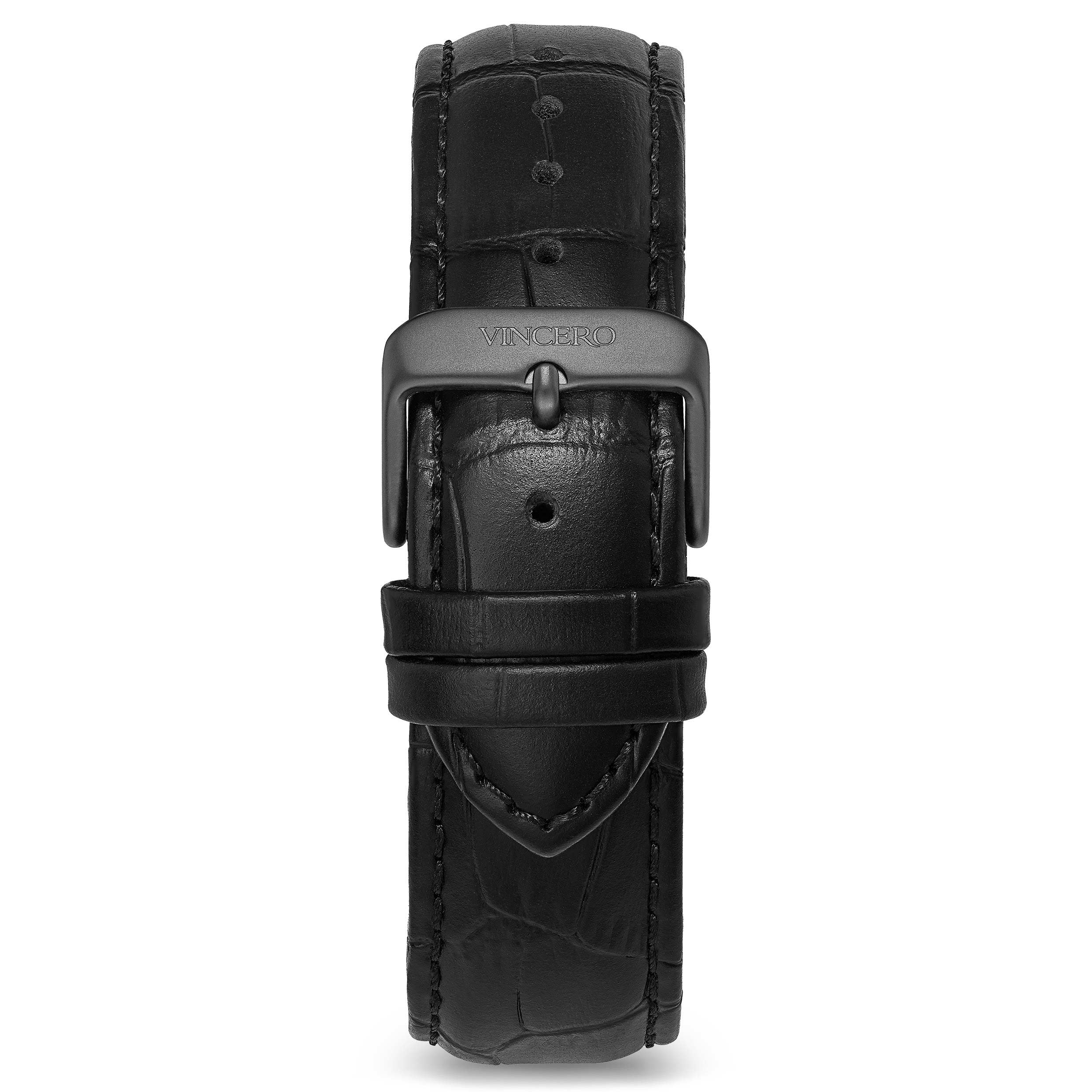 Men's Watch Strap - Black Croc | Vincero Watches | Vincero Collective