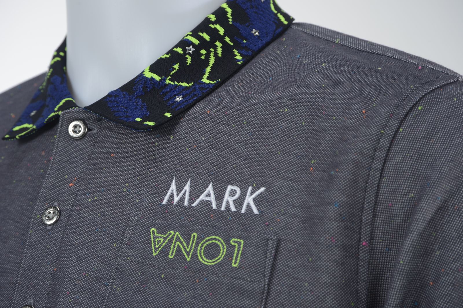 MARK&LONAゴルフ夏の半袖男性用黄L MARK&LONAゴルフ夏の半袖男性用黄