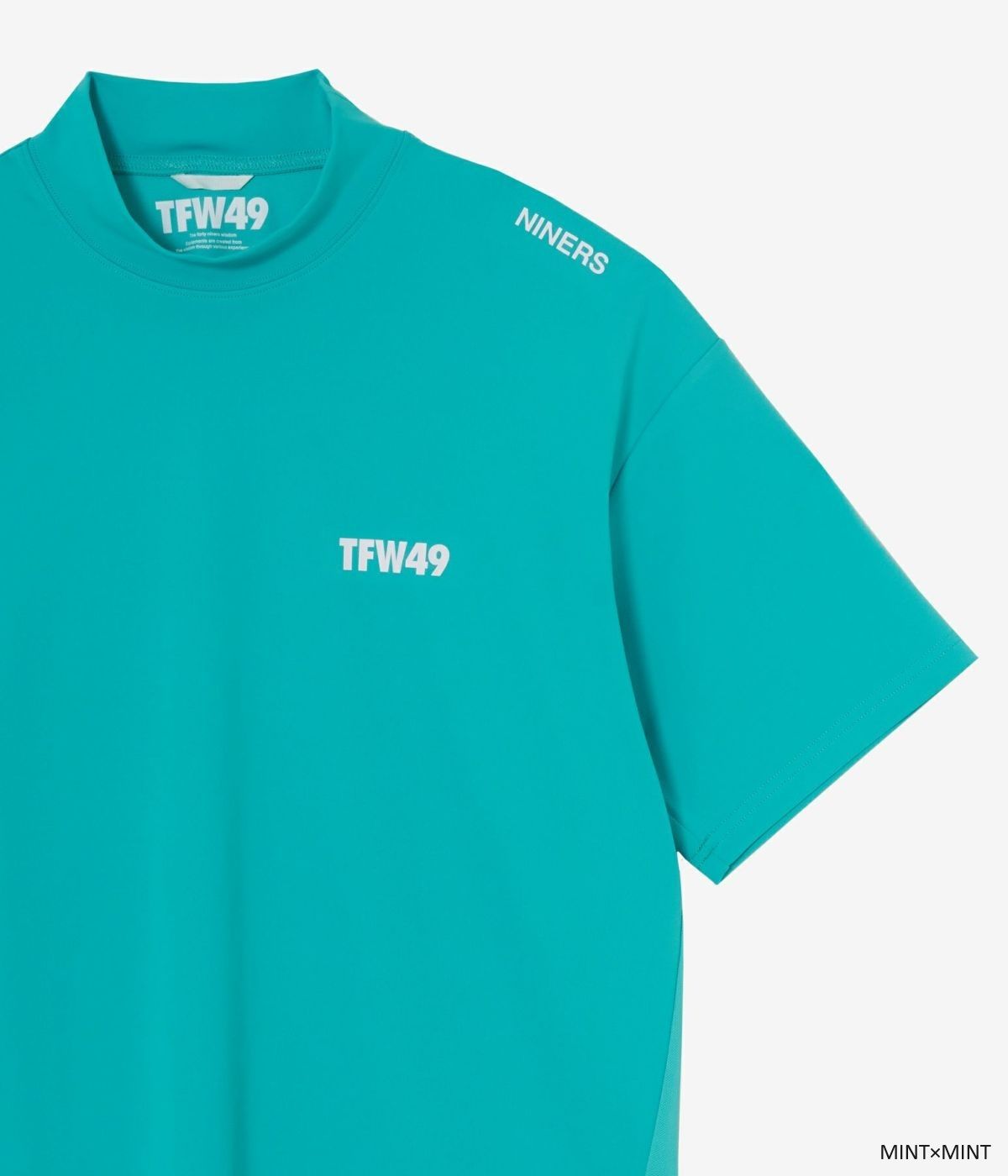 TFW49 - RELAX MOCK NECK T | モックネックシャツ | ホワイト×グレー