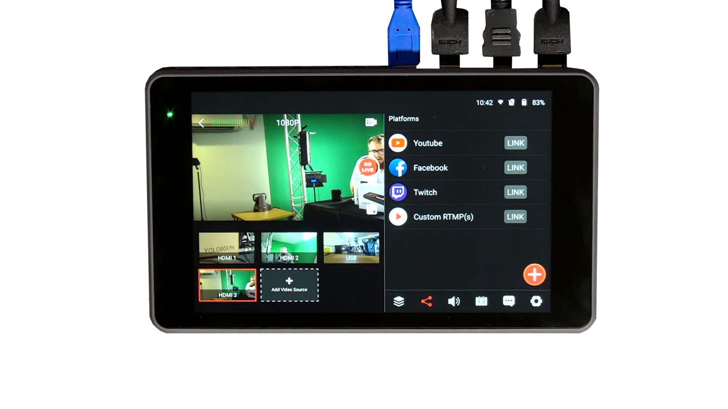 YoloBox Pro Portable Multi-Camera: All-in-One Streaming Solution