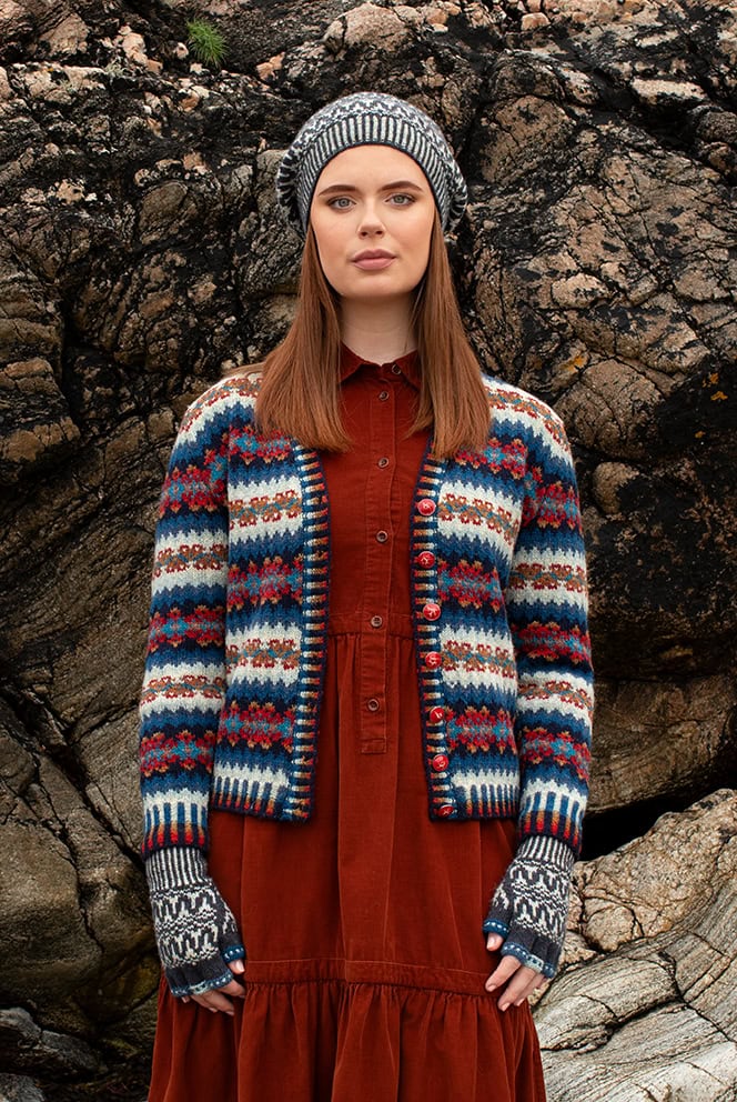 Wave Cardigan | Virtual Yarns | Alice Starmore Yarns & Designs