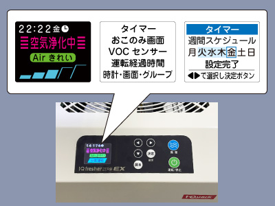 HEPAフィルター付き業務用空気清浄機|IQ fresher ZERO EX