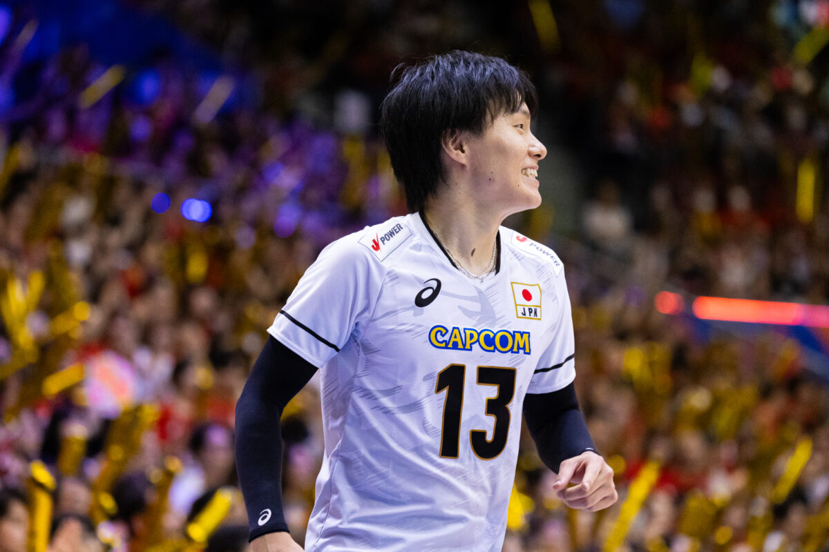 VNL予選終了時点でベストディガー3位につけるのは日本の小川智大