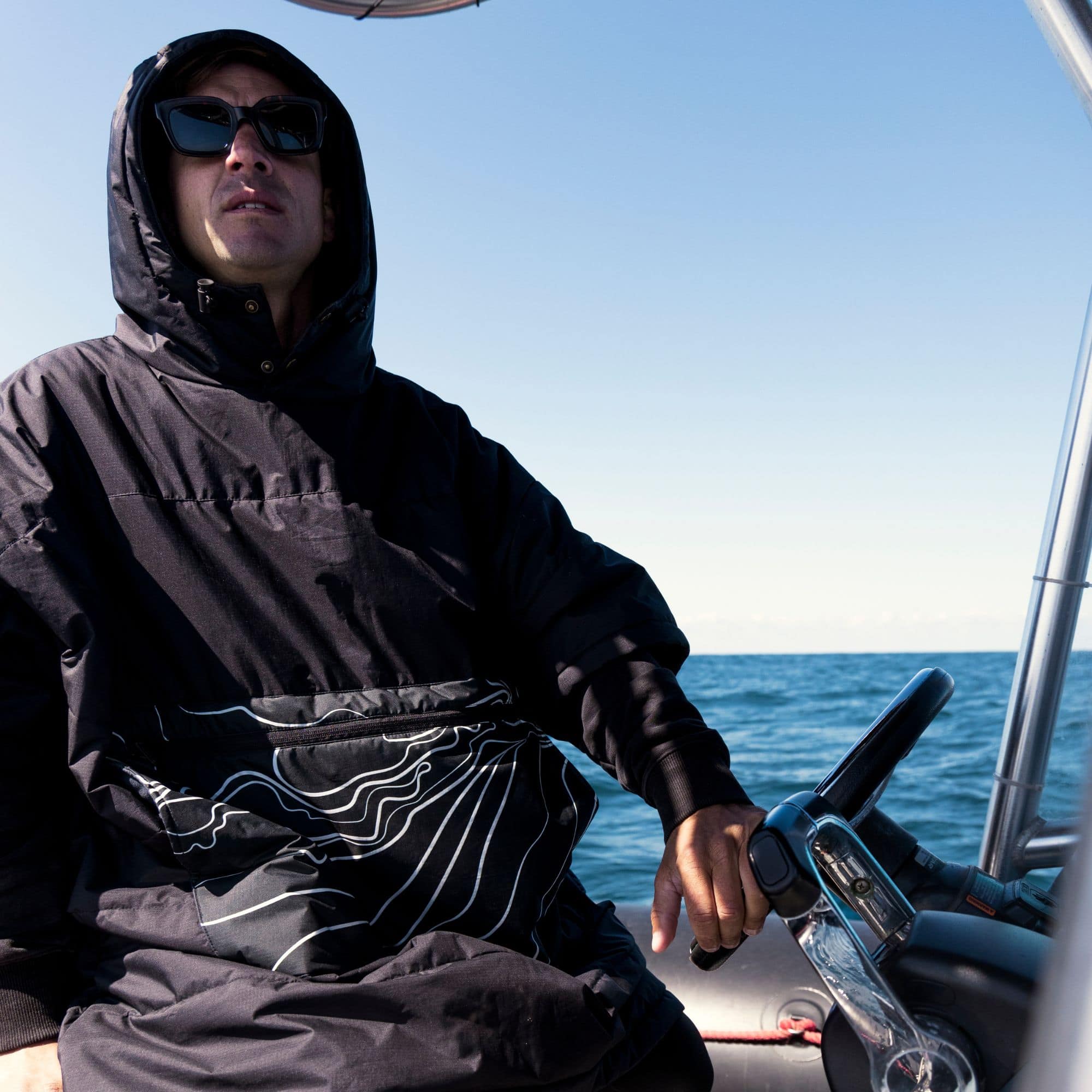 VOITED Outdoor Poncho - Apex Black | Water-resistant & Versatile