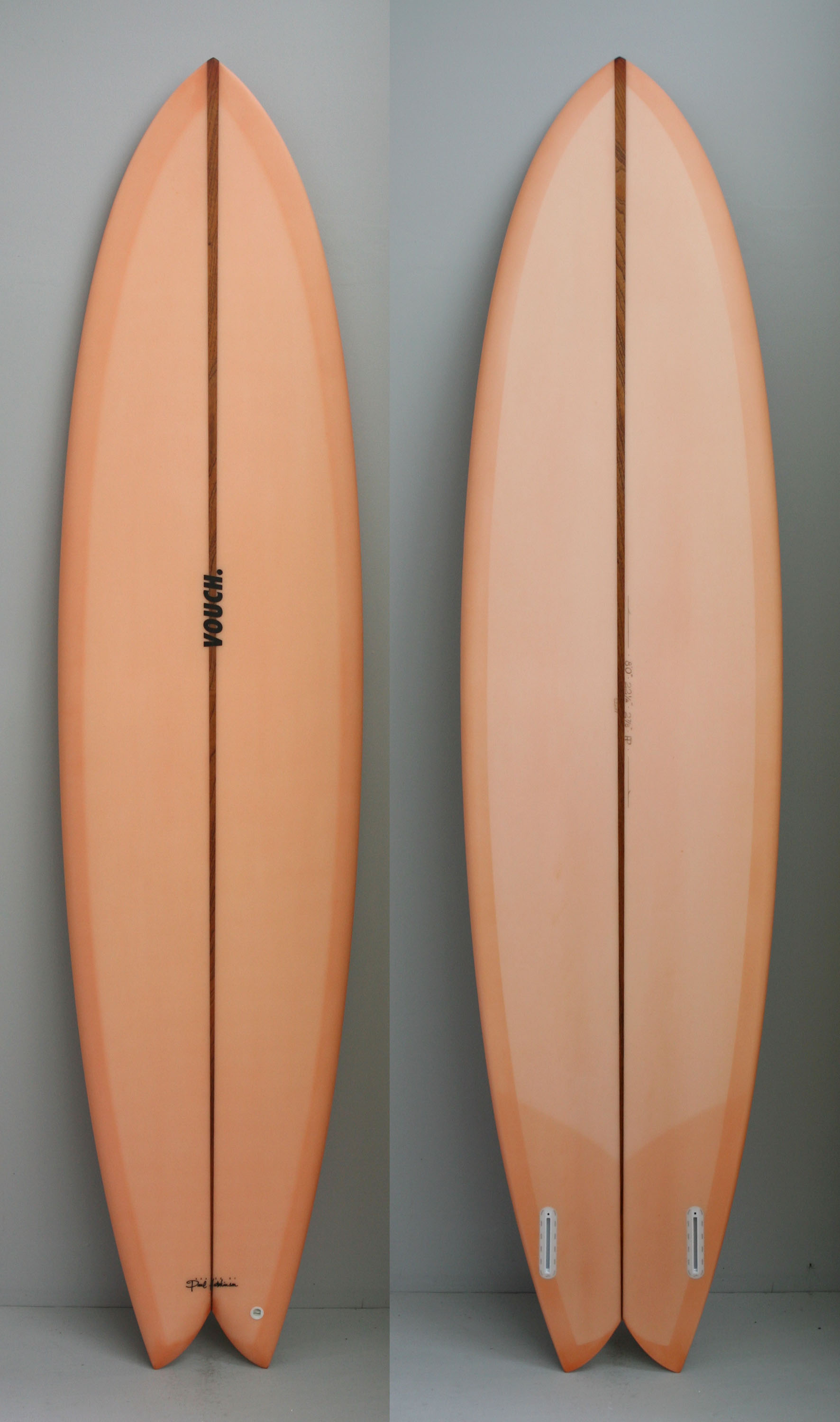 VOUCH Mid Vish 6'6 チャコール色 VOUCH Mid Vish 6'6 チャコール色