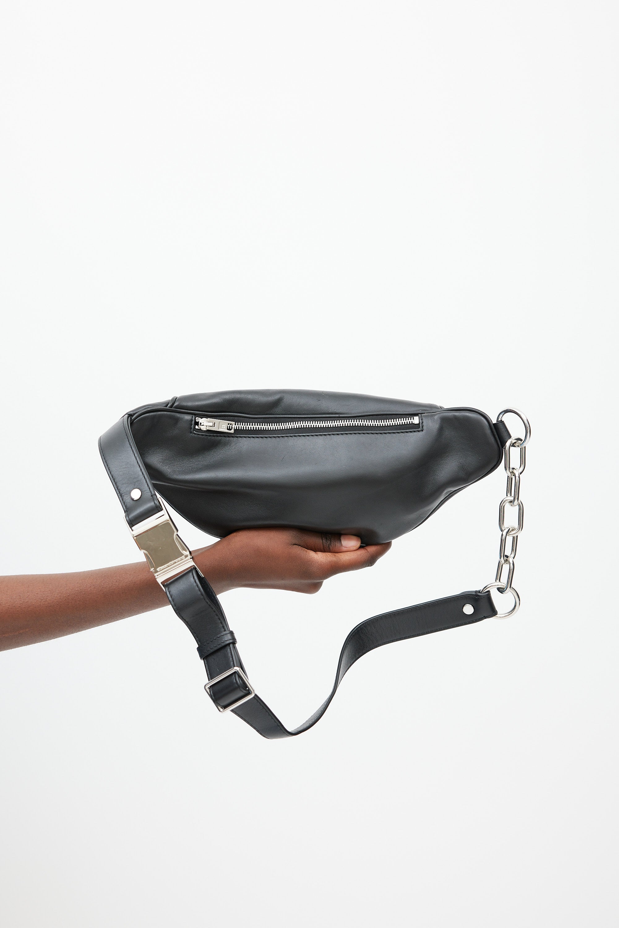 Alexander Wang // Black Leather Attica Belt Bag – VSP Consignment