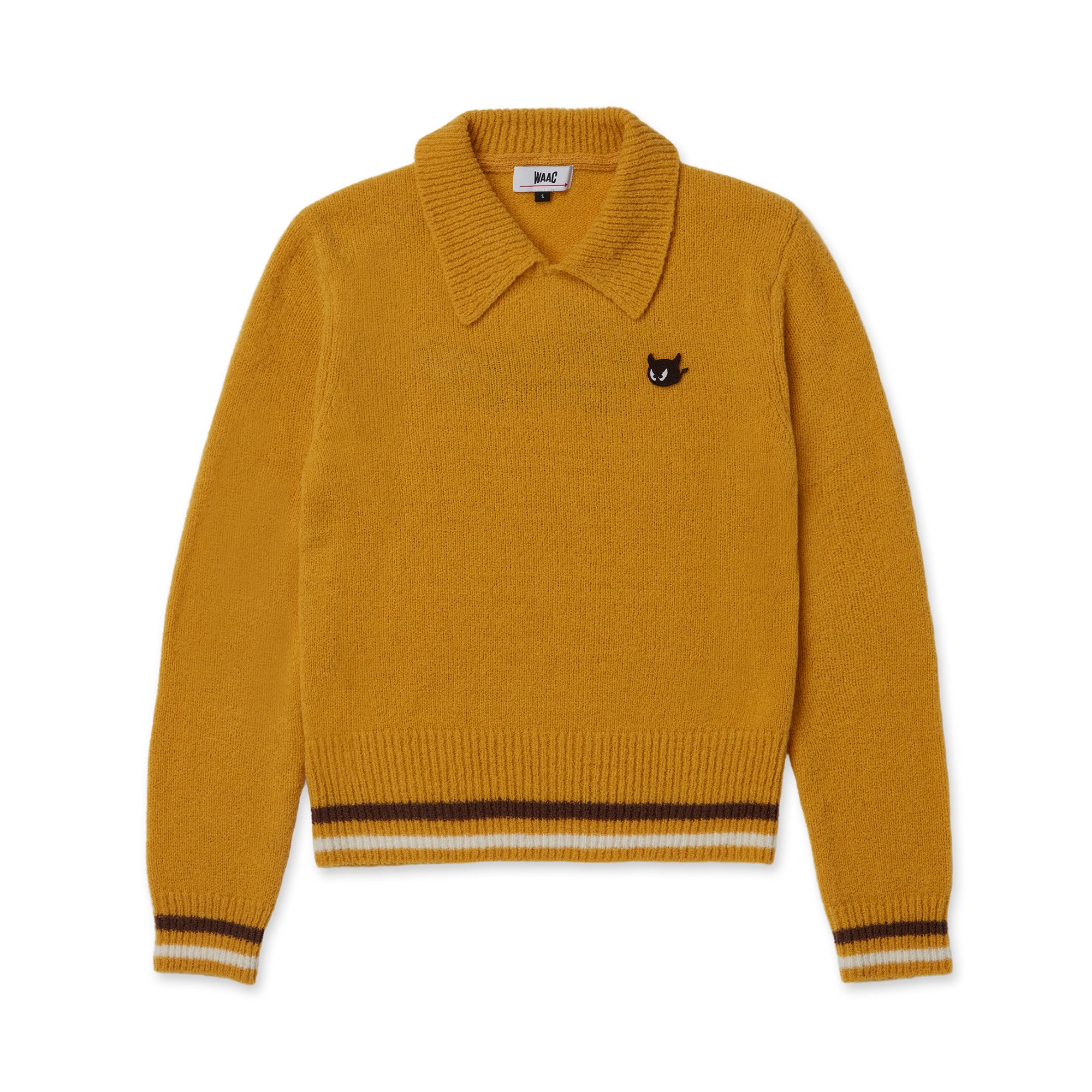 WAAC レディースカシミアニット WOMEN BEANIE WAACKY カシミヤセーター マスタード