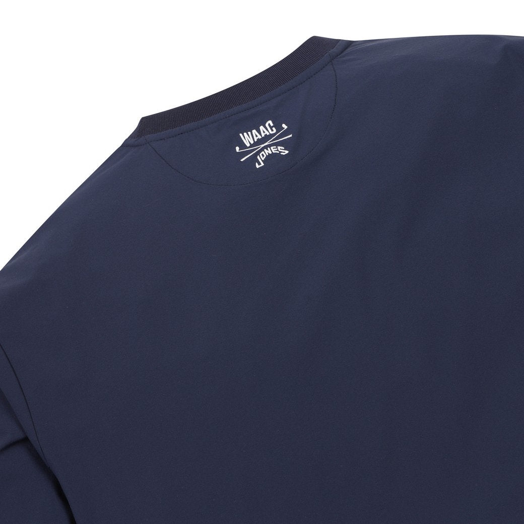 WAAC X JONES】MEN カーブロゴプルオーバー ネイビー