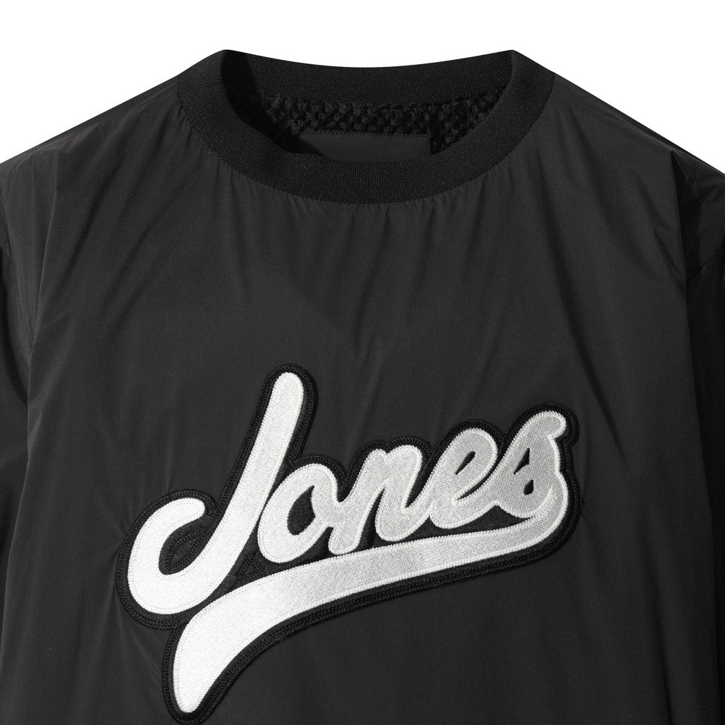 WAAC X JONES】MEN ロゴウィンドブレーカープルオーバー ブラック