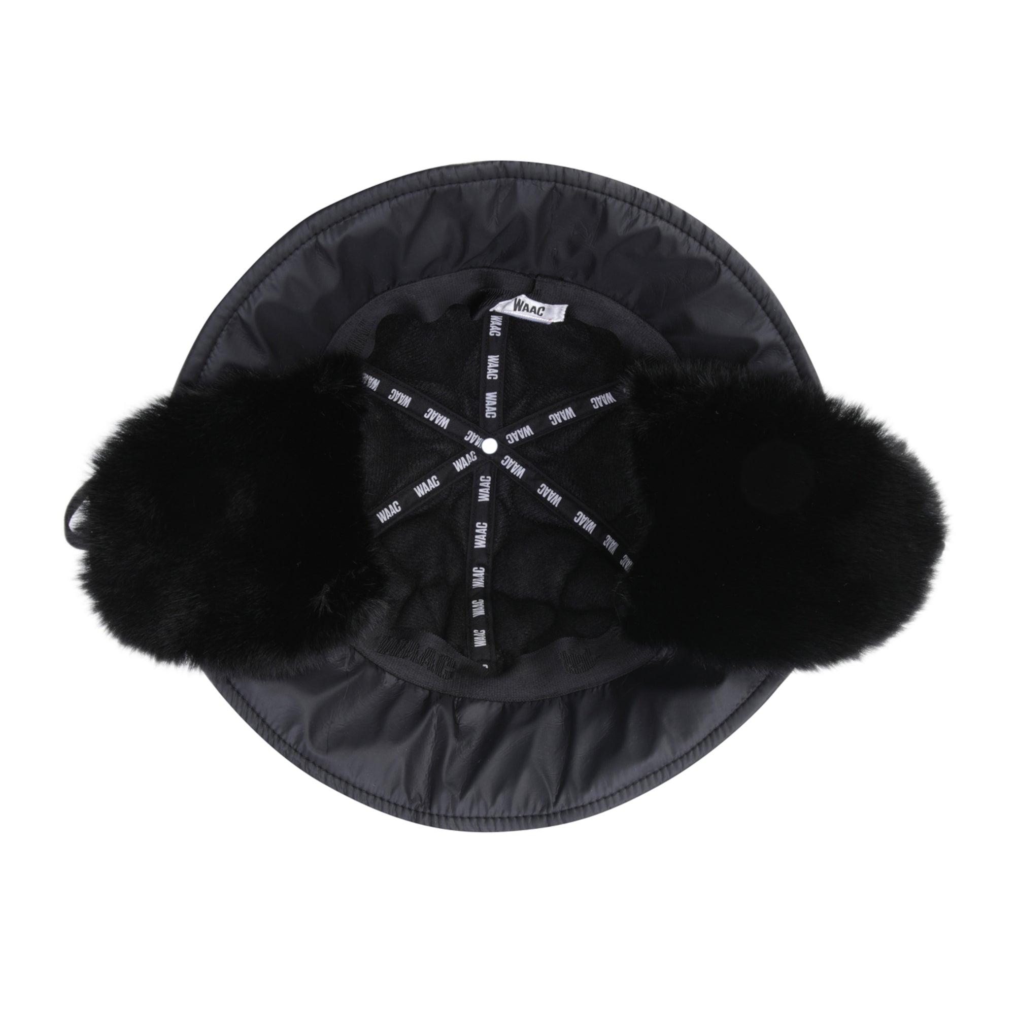 UNISEX イヤーウォーマーバケットハット ブラック