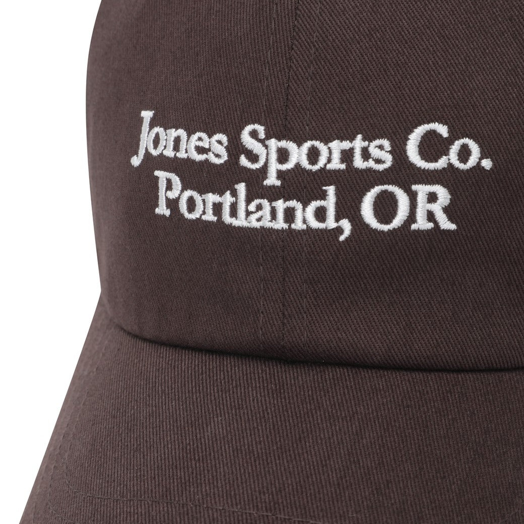 WAAC X JONES】UNISEX タイポグラフィーキャップ ブラウン