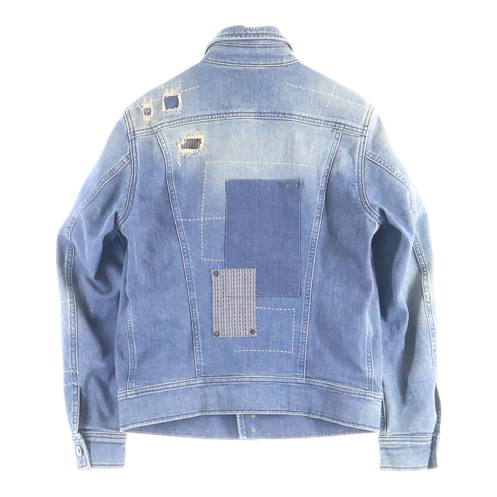 DIESEL(ディーゼル) ダメージ加工 D-JIM パッチワーク デニム