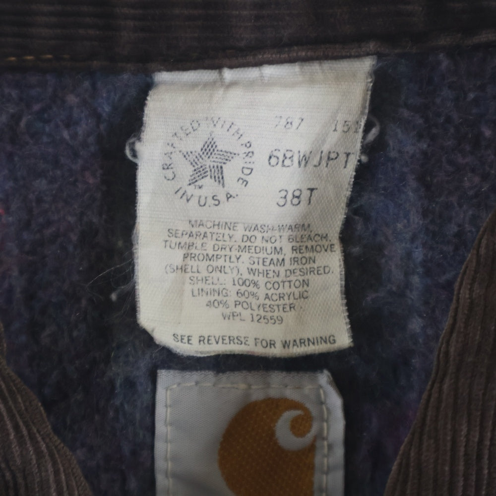 CARHARTT(カーハート) 80S 星タグ ダック トラッカージャケット 襟