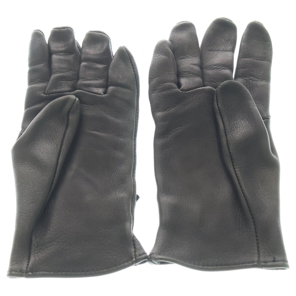 CHROME HEARTS(クロムハーツ) 3CEM CRS GLOVE セメタリークロス レザー