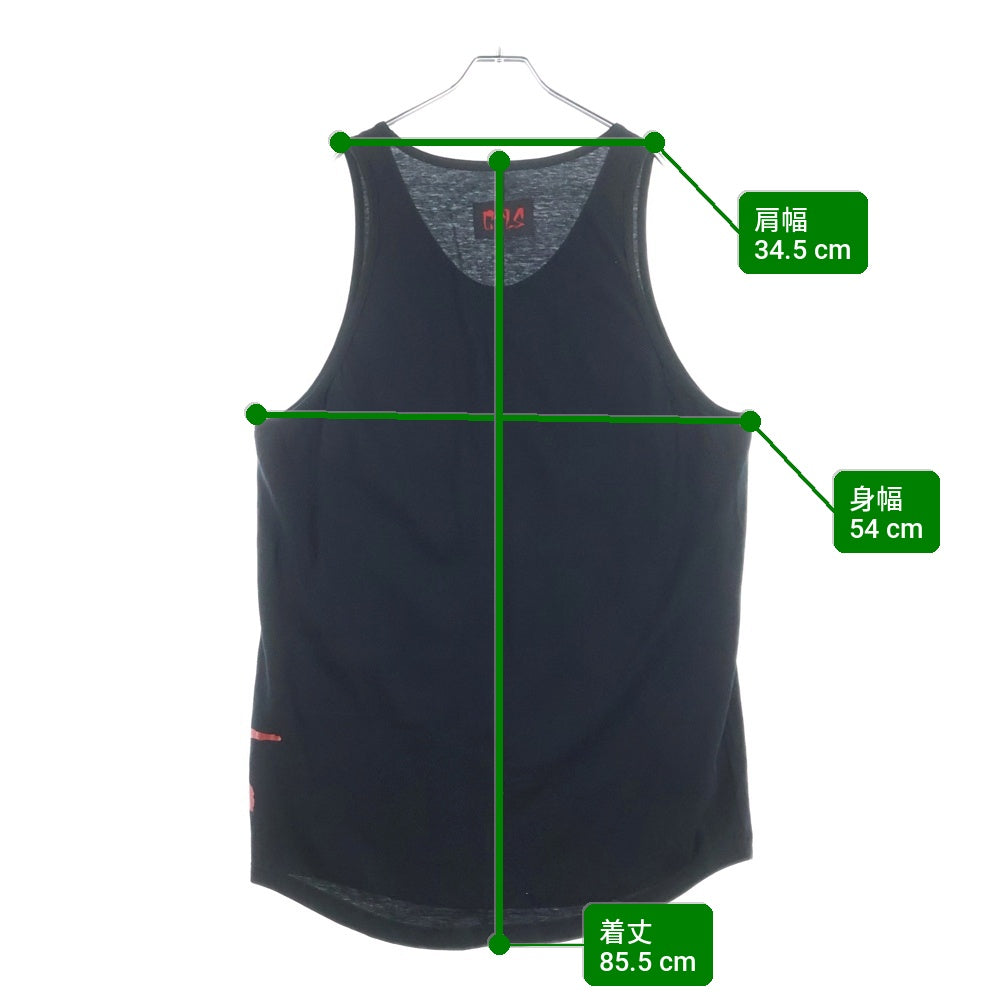 cvtvlist(カタリスト) 22SS サイド クロス プリント タンクトップ