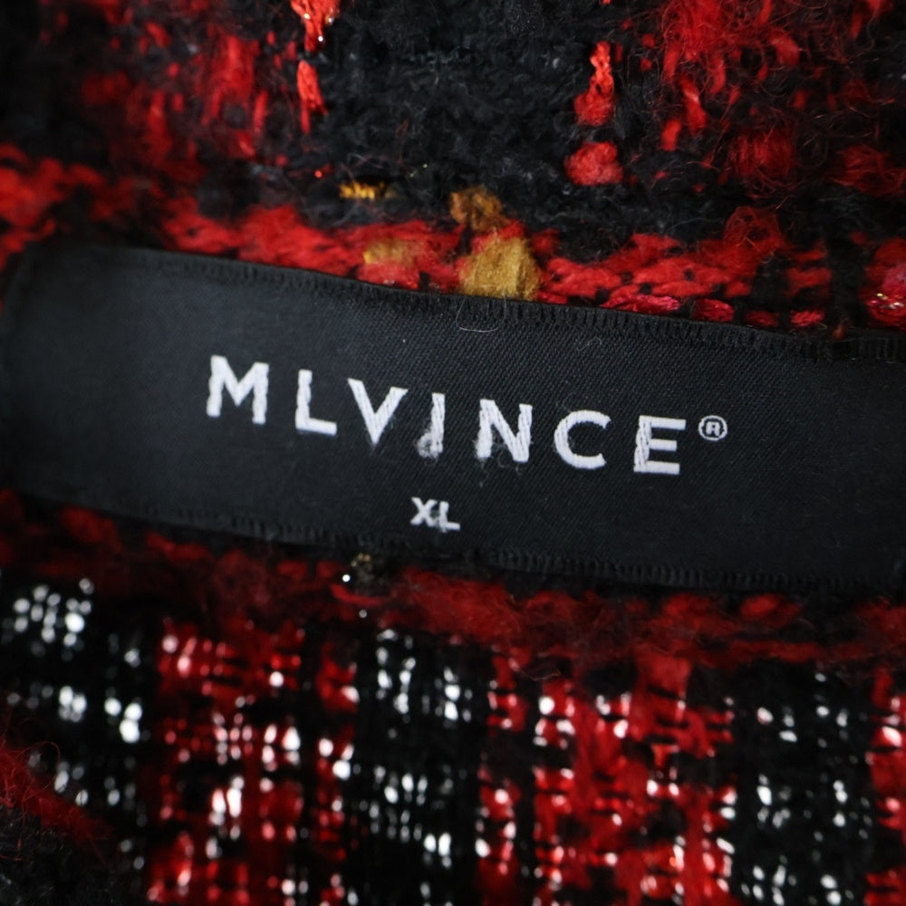MLVINCE(メルヴィンス) ツイード フランネル 長袖チェックシャツ