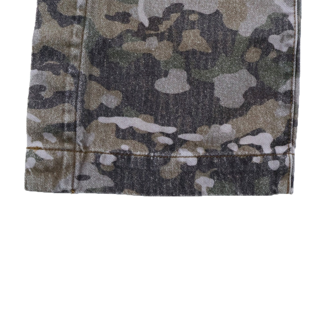 AMIRI(アミリ) M65 CARGO KICK FLARE カモフラ ロゴプレート付き