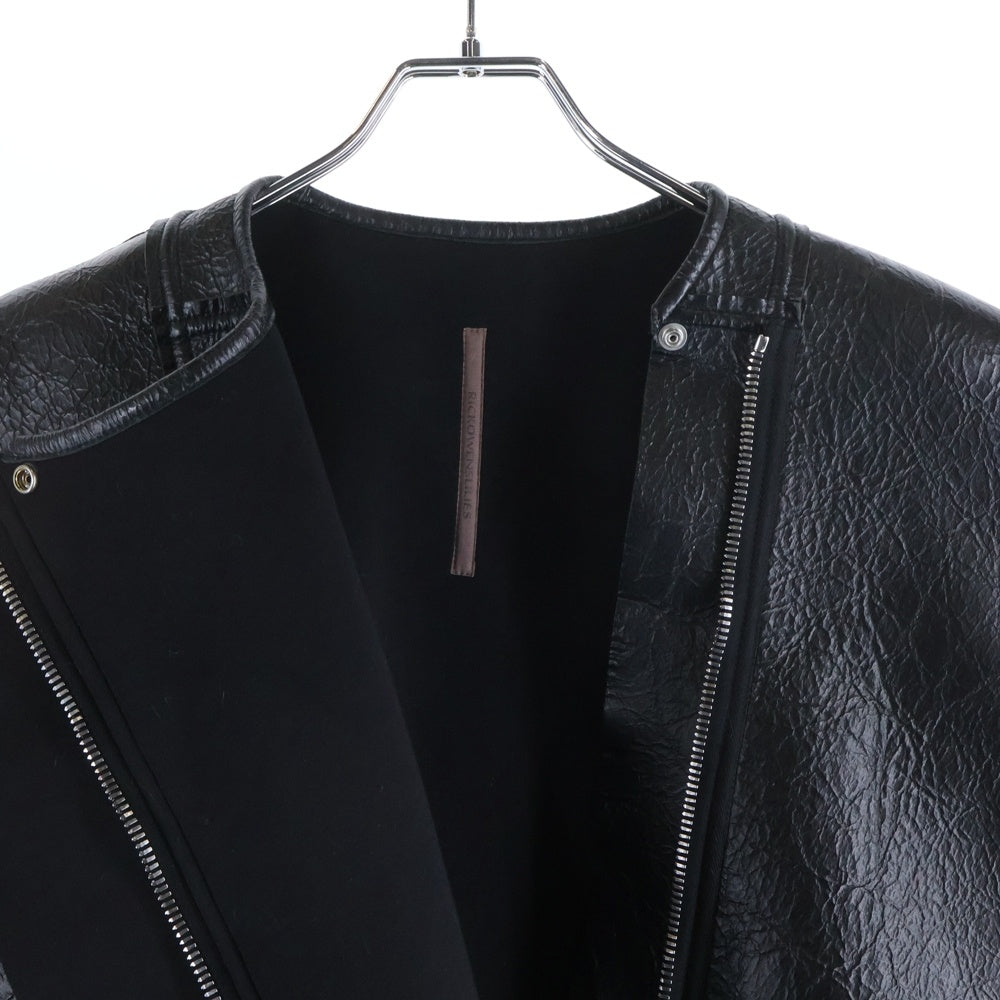 Rick Owens(リックオウエンス) 17AW レザーポンチョ型ジャケット
