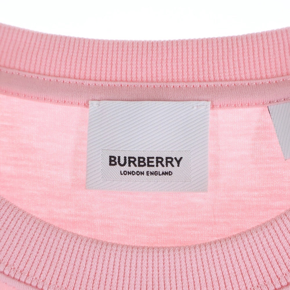 BURBERRY(バーバリー) ブランドロゴ 総柄 クルーネック半袖Tシャツ