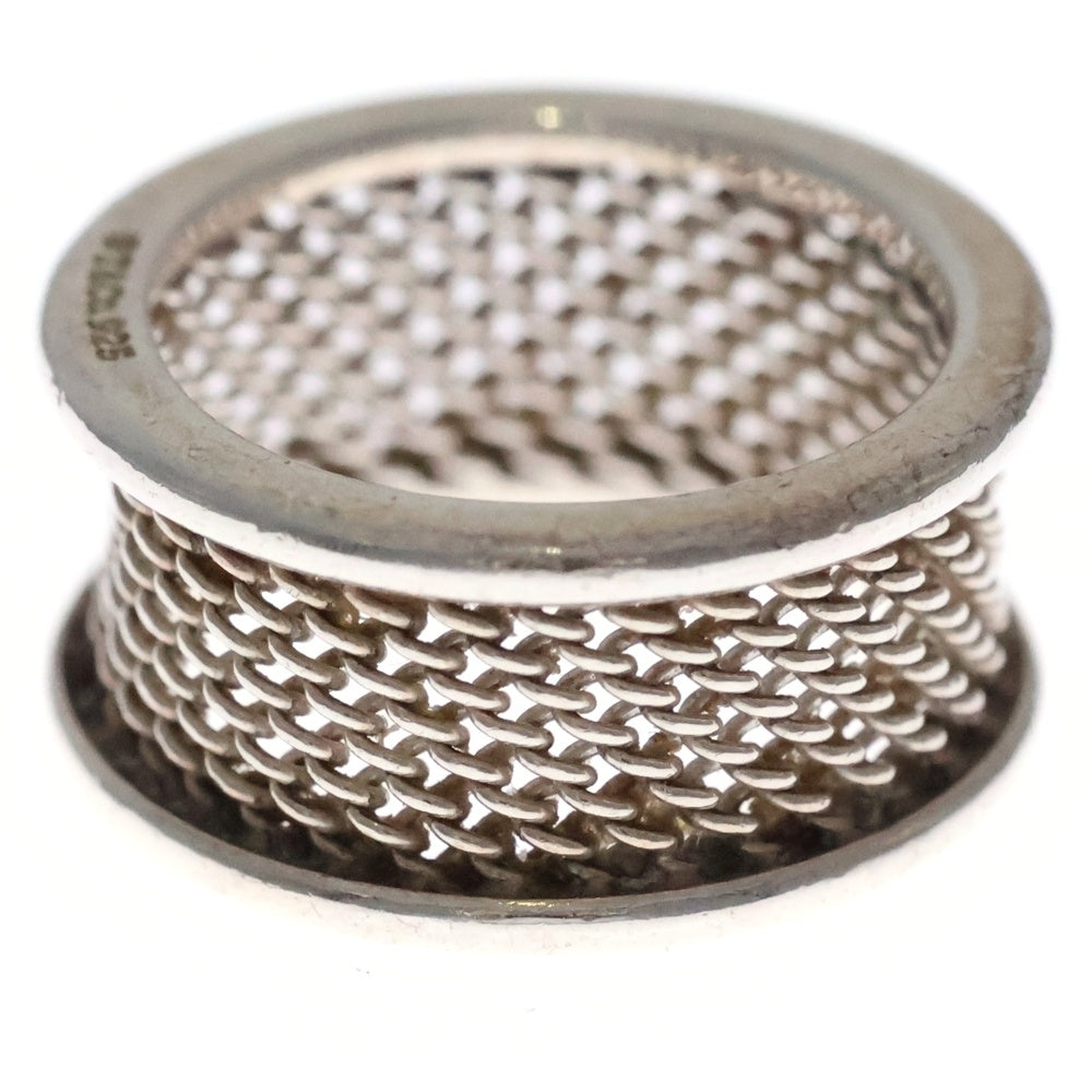 TIFFANY & Co.(ティファニー) サマセットメッシュリング 指輪 シルバー