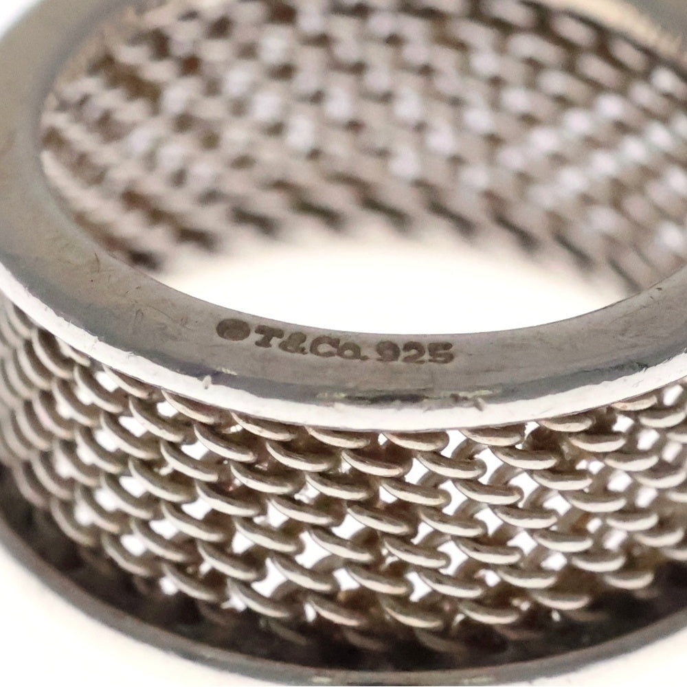 TIFFANY & Co.(ティファニー) サマセットメッシュリング 指輪 シルバー