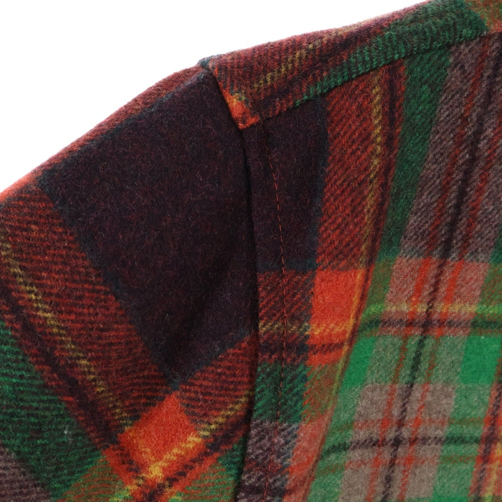 MLVINCE(メルヴィンス) WOOL CHECK JACKET ダブルフラップポケット