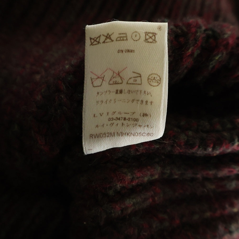 LOUIS VUITTON(ルイヴィトン) カシミヤ混 ショルダーボタン リブニット