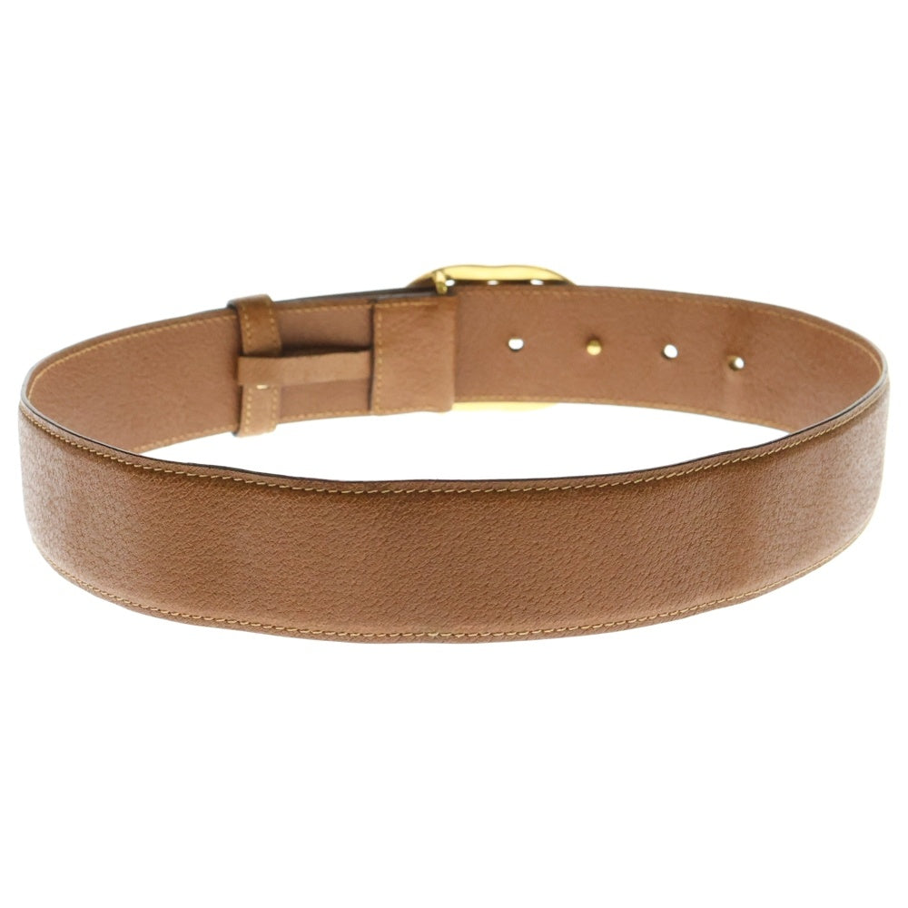 GUCCI(グッチ) インターロッキングG ベルト ブラウン ゴールド金具