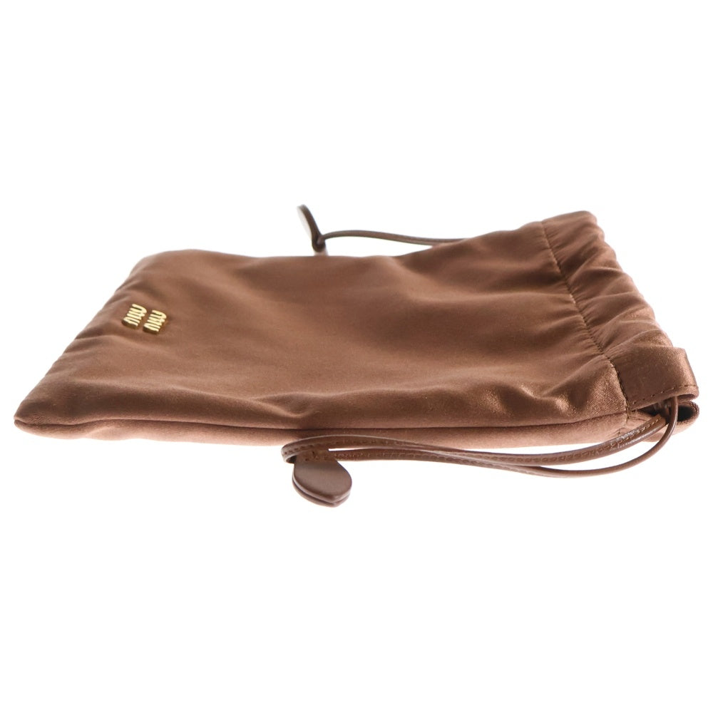 miumiu(ミュウミュウ) DUCHESSE ダッチェス ロゴプレート サテン