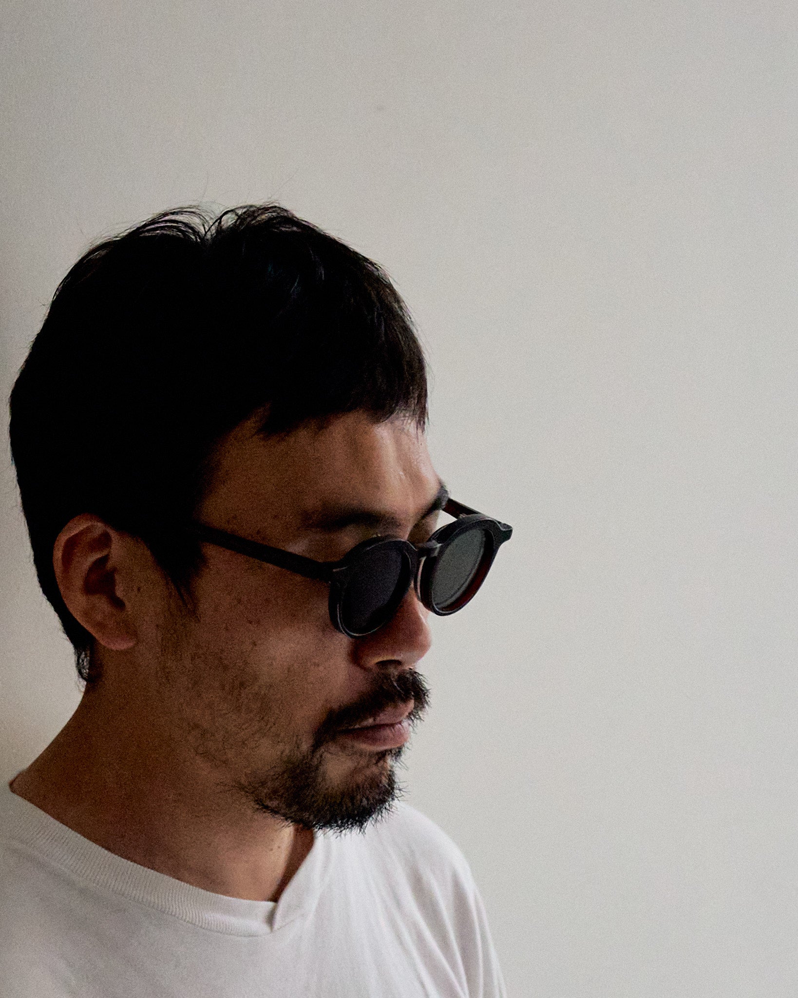 福井県鯖江産 / 跳ね上げ式 サングラスメガネ / 日本製 / WASEW