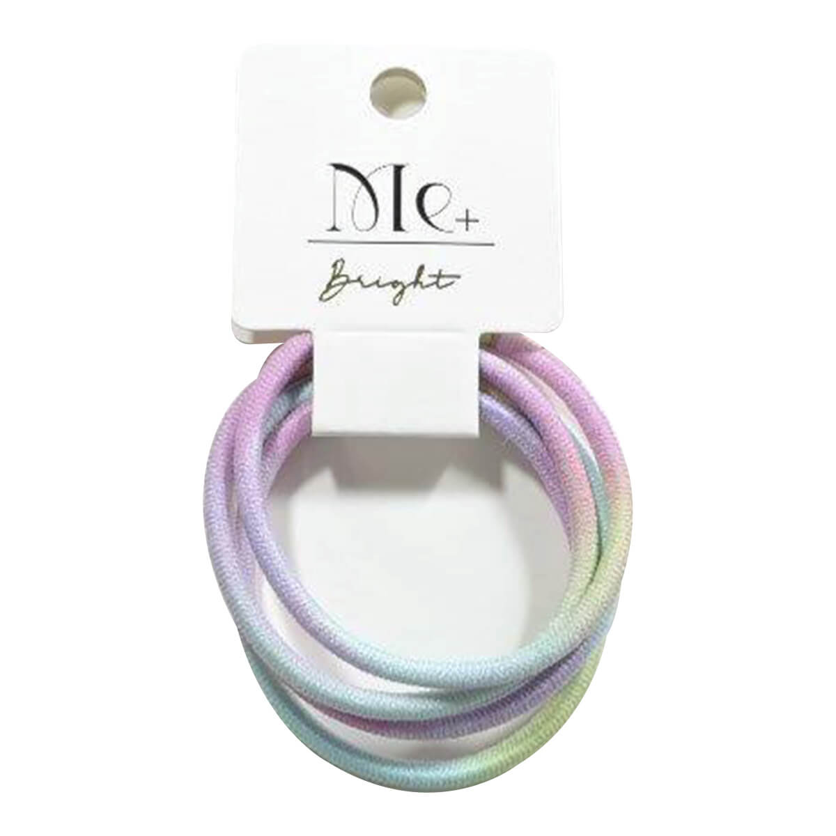 ヘアゴム 髪ゴム リングゴム 4P レインボー 075018