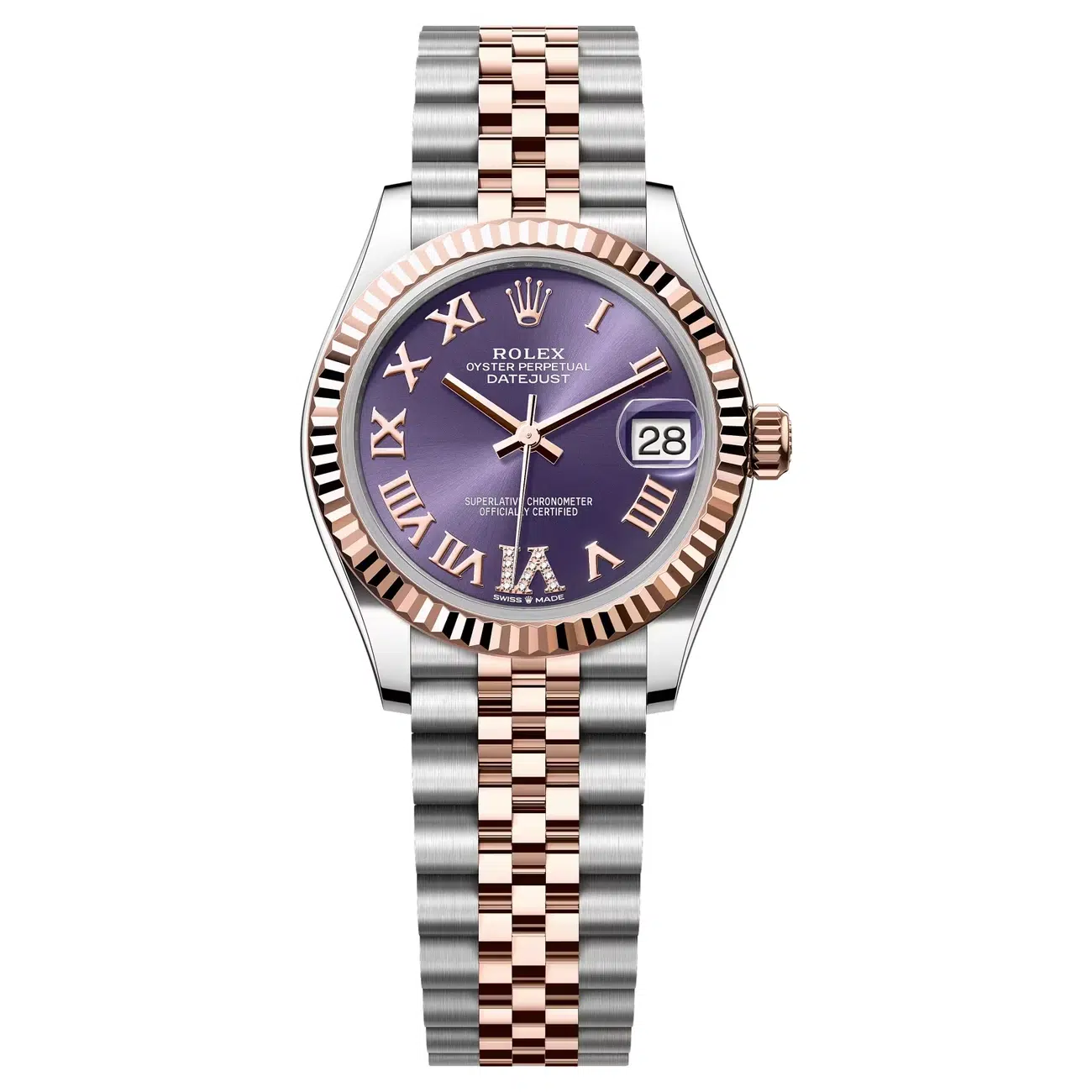 Rolex Datejust 278271-0020 31 MM Aubergine Dial New