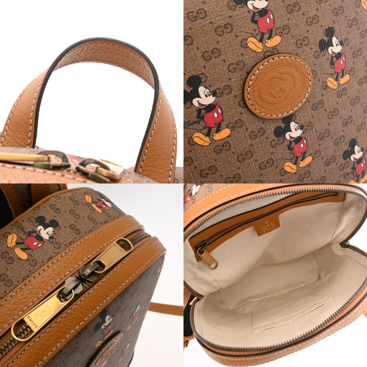 グッチ GUCCI×Disney スモールバックパック ミッキーマウス ベージュ