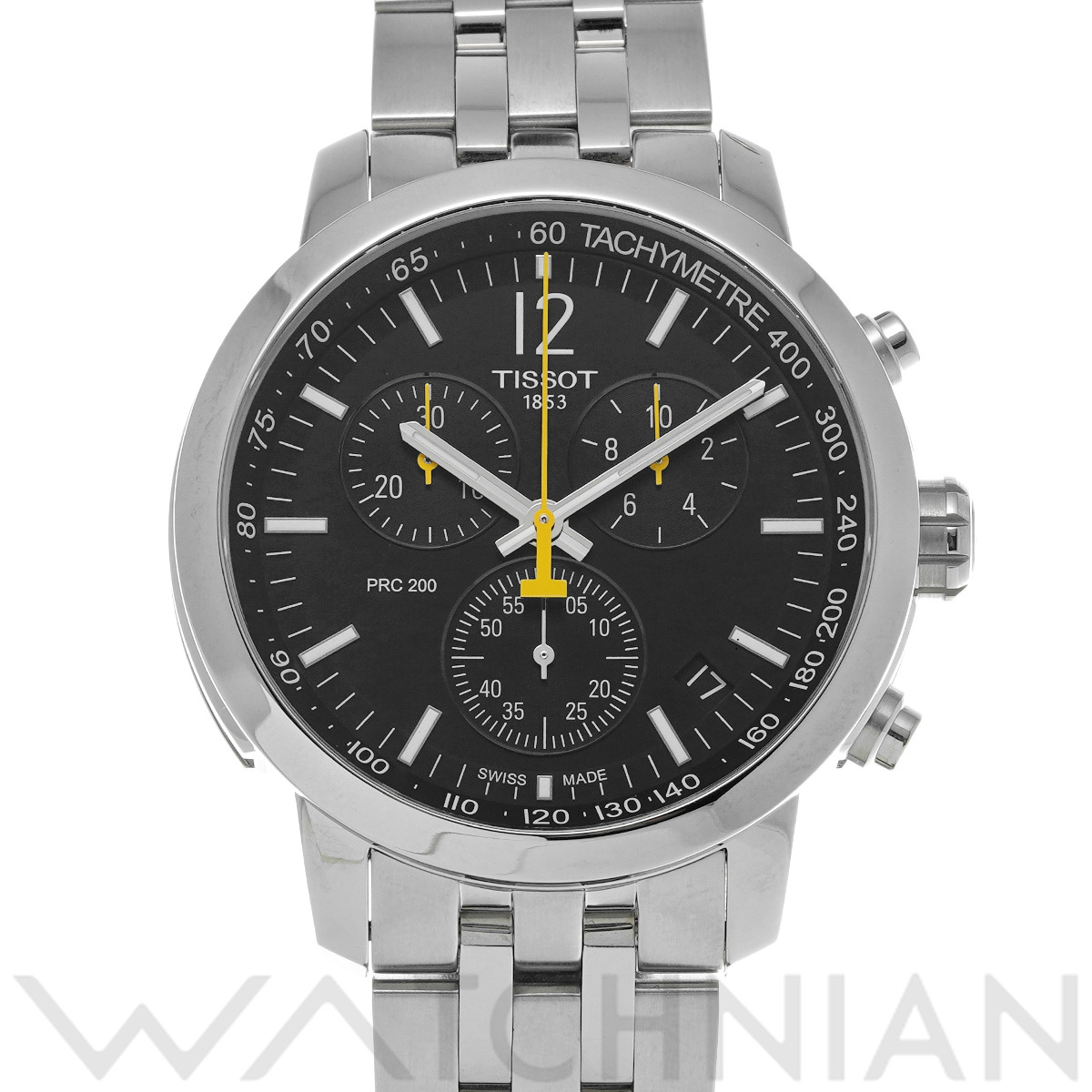 ティソ PRC 200 クロノグラフ T114.417.11.057.00 ブラック メンズ