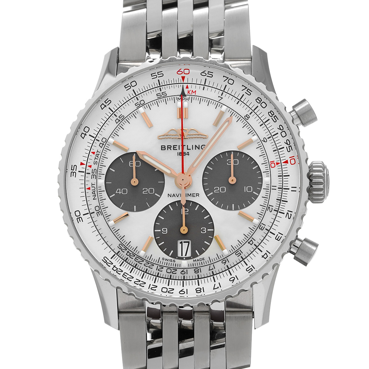 ブライトリング ナビタイマー 01 クロノグラフ 41 MOP 日本限定