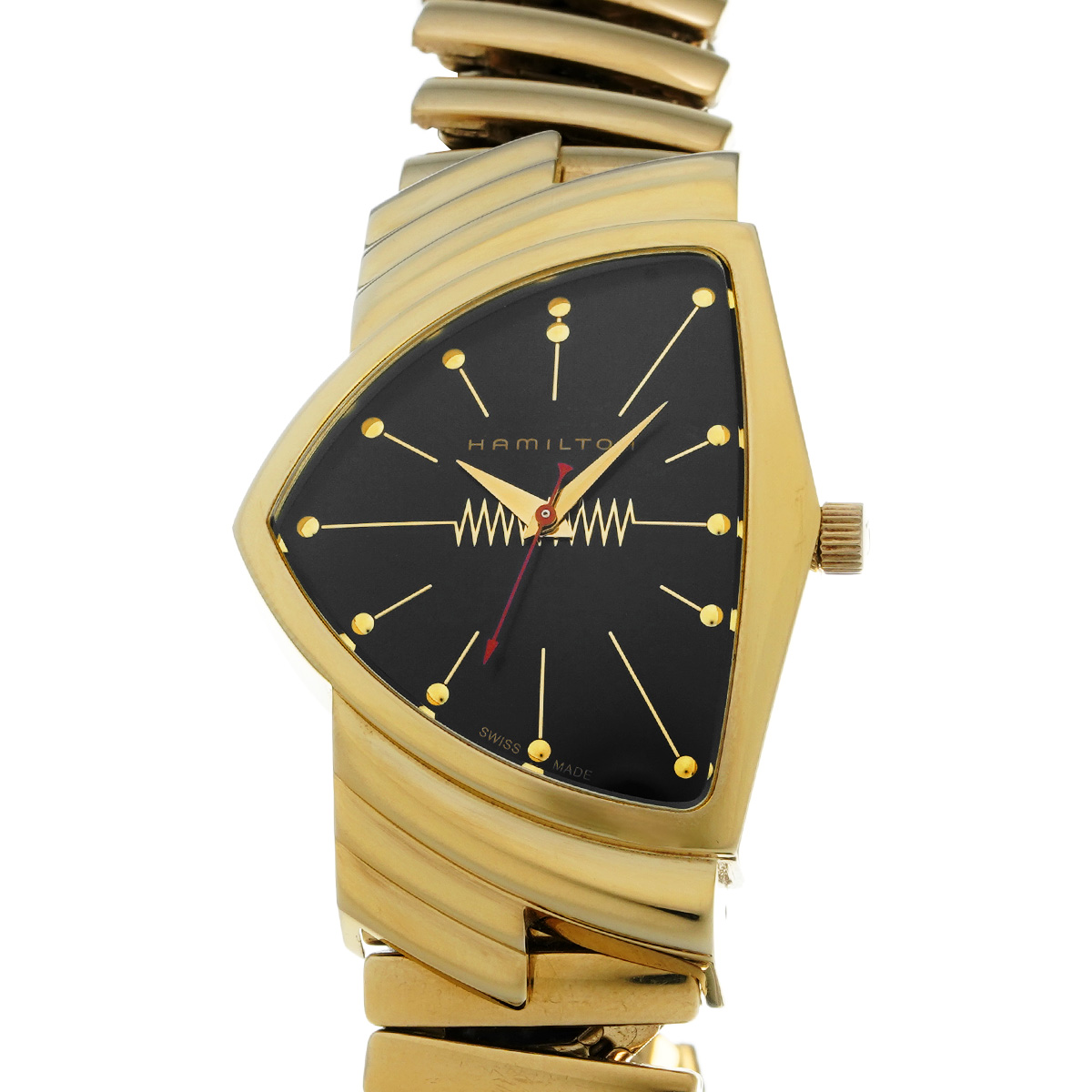 ハミルトン ベンチュラ エルビス 75th H244710 ブラック メンズ 時計