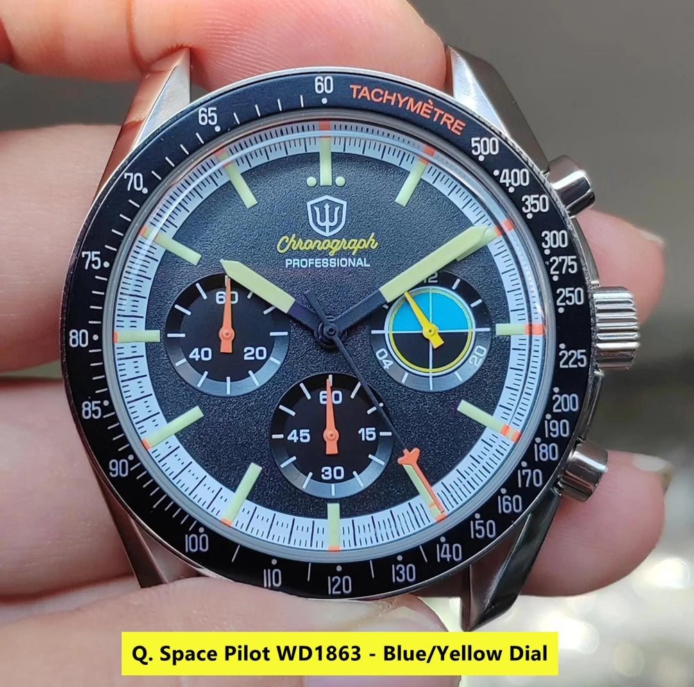 Watchdives 39mm VK63 Chronograph Watch WD1863 Speedy – WATCHDIVES