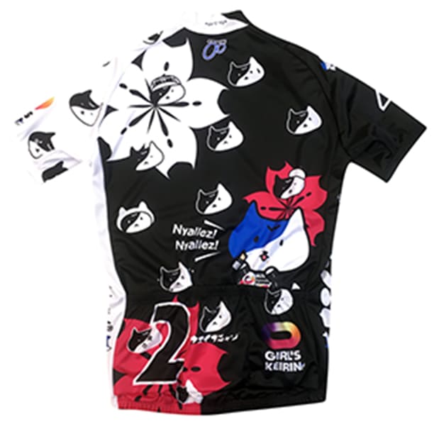 ニャールズケイリンサイクルジャージ | WAVE ONE(ウエイブワン)