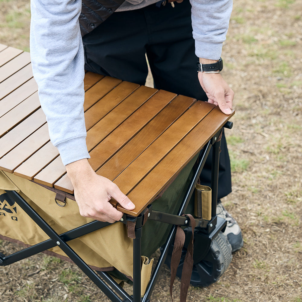 WAQ Folding Wood TAble フォールディングウッドテーブル W