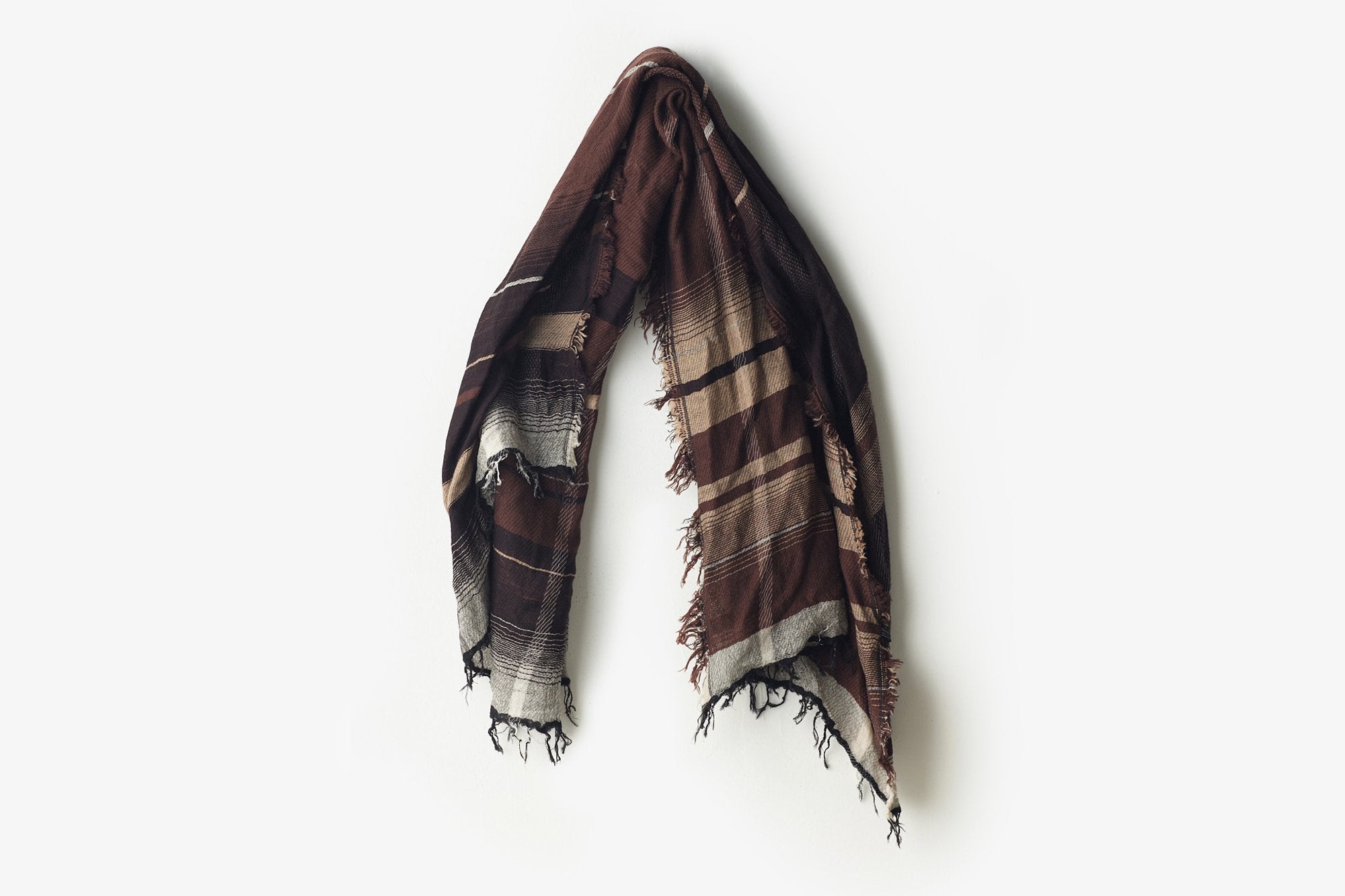 roots shawl BIG wool｜tamaki niime 玉木新雌