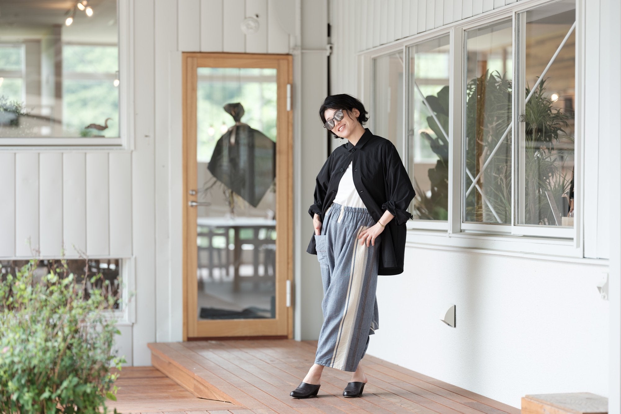 tarun pants long wool｜tamaki niime 玉木新雌