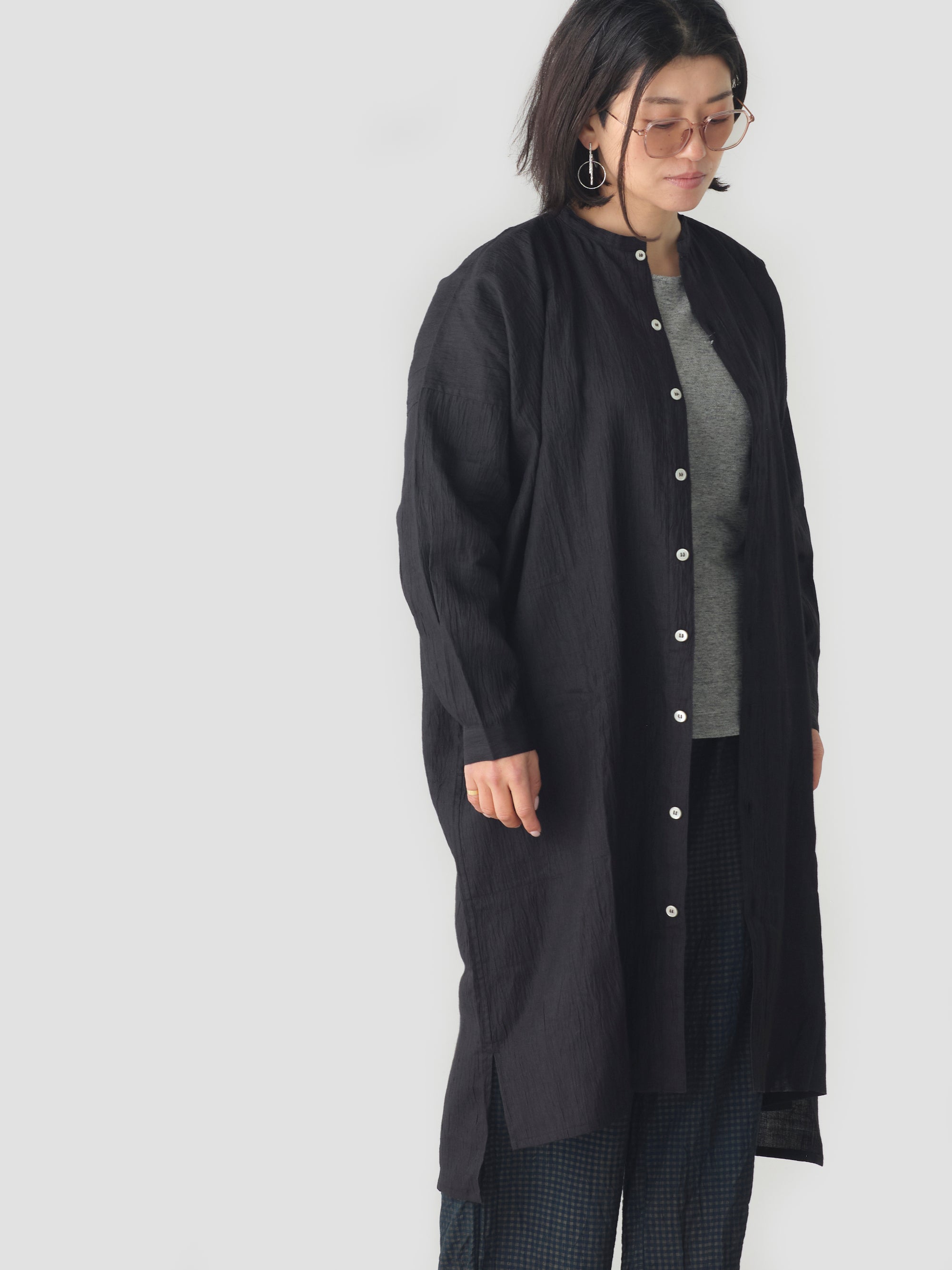 越前ワンピース ラミー（麻）新之助上布｜石徹白洋品店