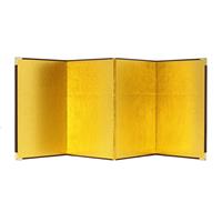 ミニ金屏風 4曲 （中） 金無地上 | 谷口松雄堂