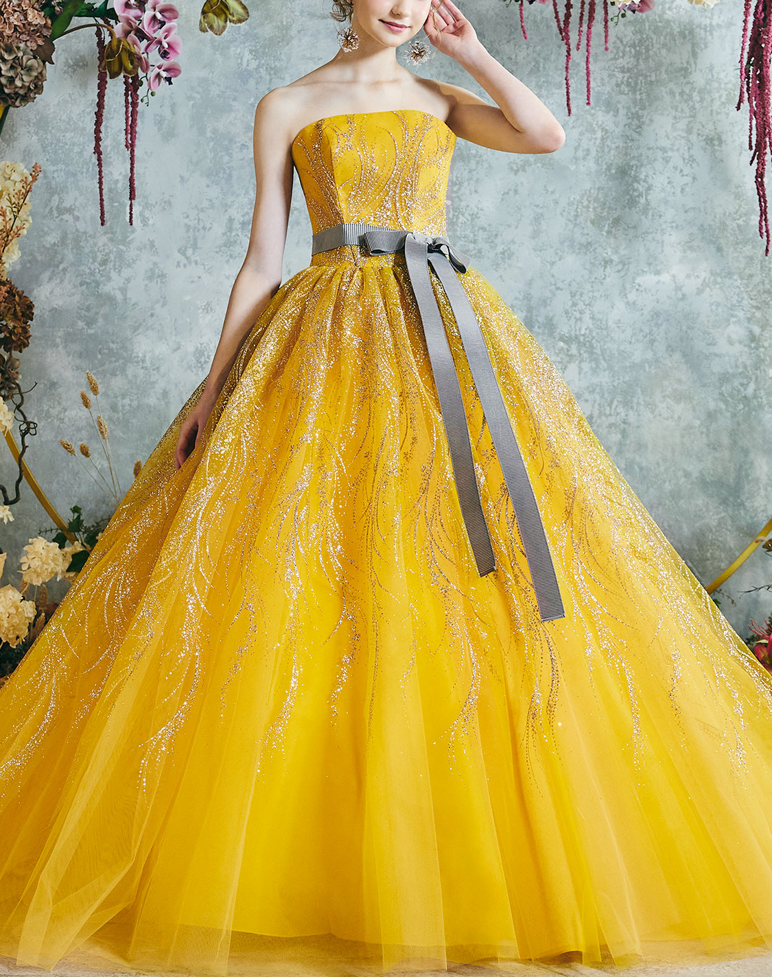 ルルフェリーチェ イエロー【LU-0156】5号から15号『上品なフェミニン